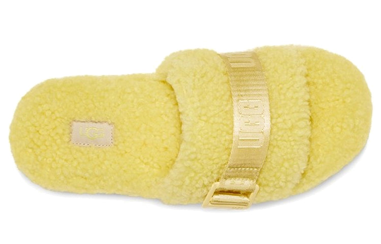 (WMNS) GG Fluffita Outdoor Thick Sole Yellow Sandals 1113475-MRT