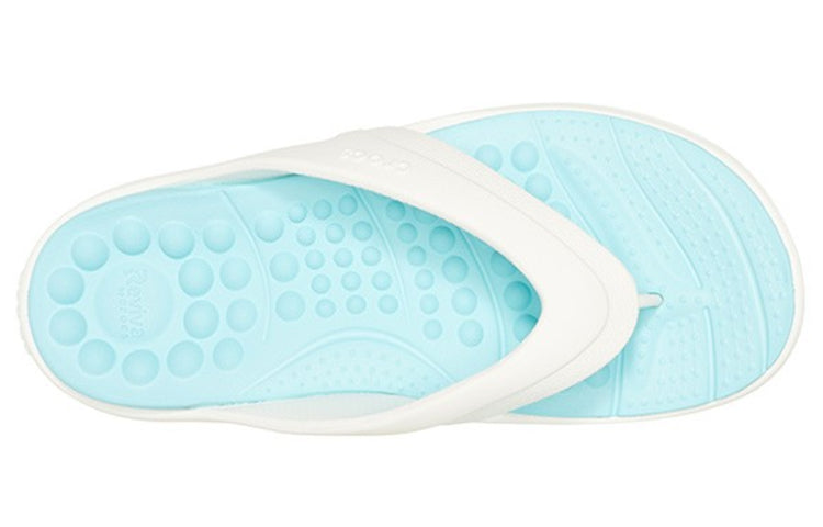 Crocs Reviva Flip-Flops Blue White 205545-18B