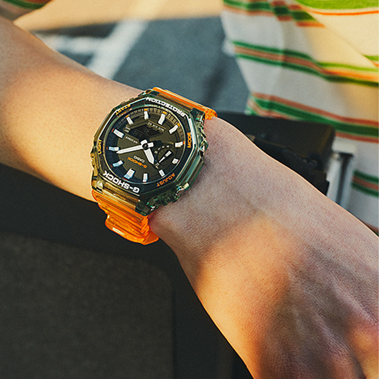 CASIO G-Shock Analog-Digital 'Red' GA-2100HC-4AER