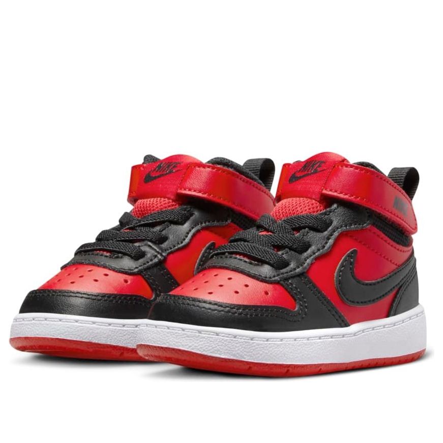 (TD) Nike Court Borough Mid 2 'University Red Black' CD7784-602