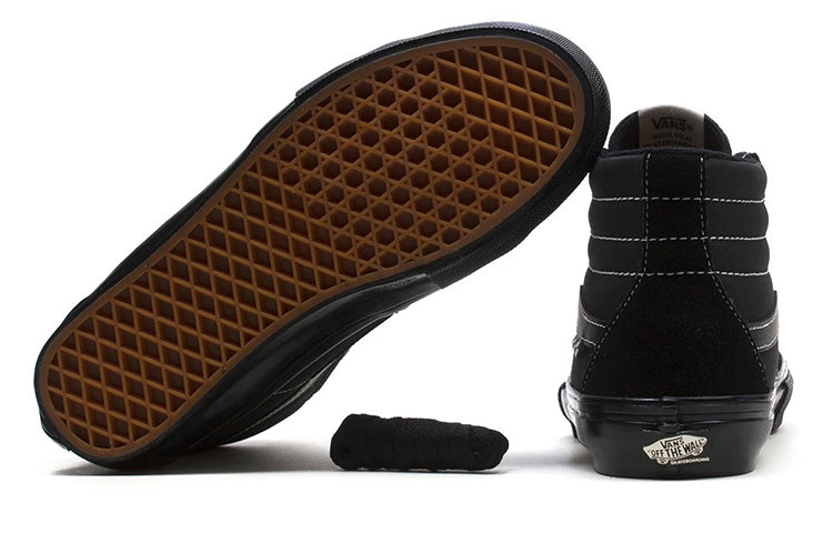 Vans Skate Classics SK8-HI Retro Skateboarding Shoes Unisex Black VN0A5FCCBLK