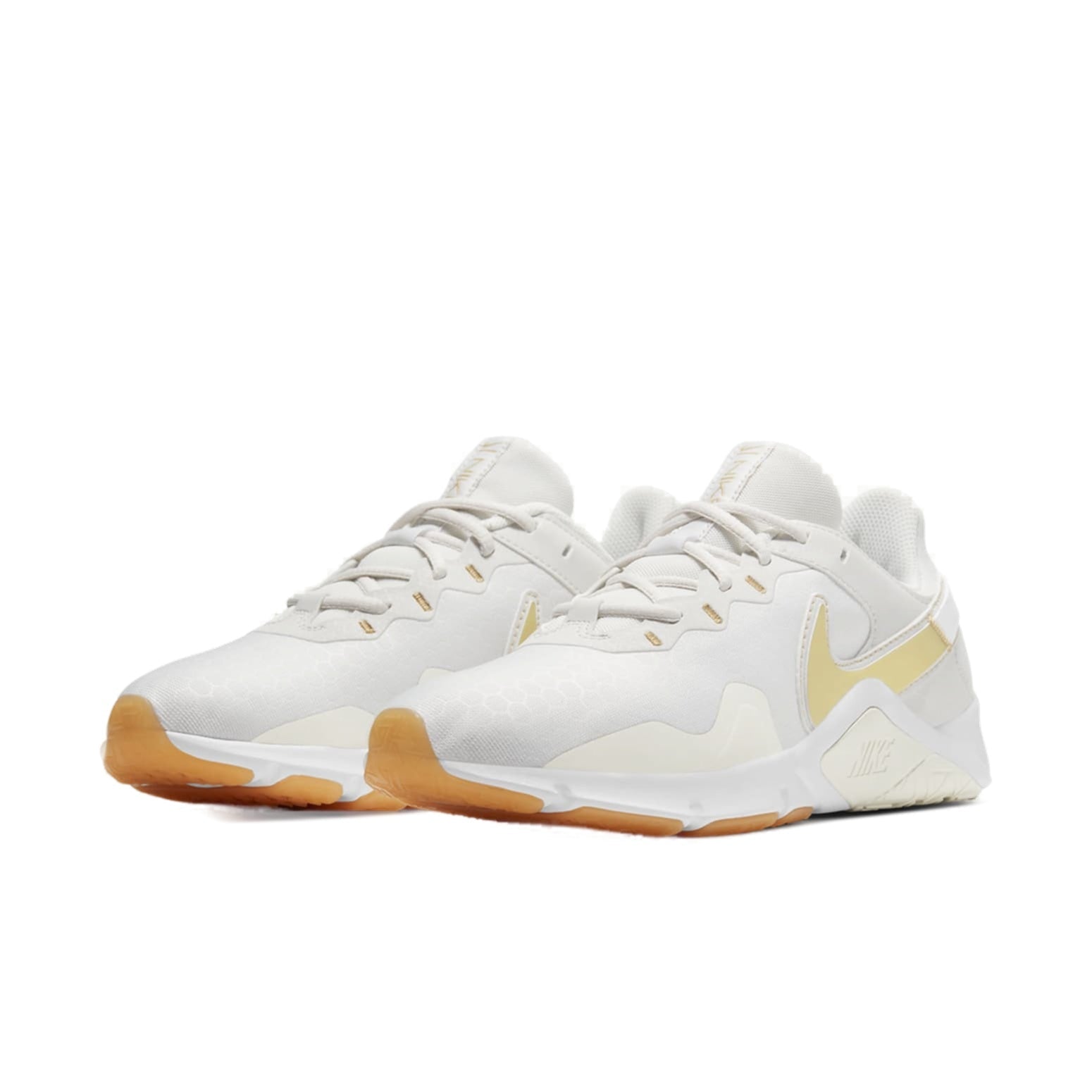 (WMNS) Nike Legend Essential 2 Shoes For White/Golden CQ9545-010