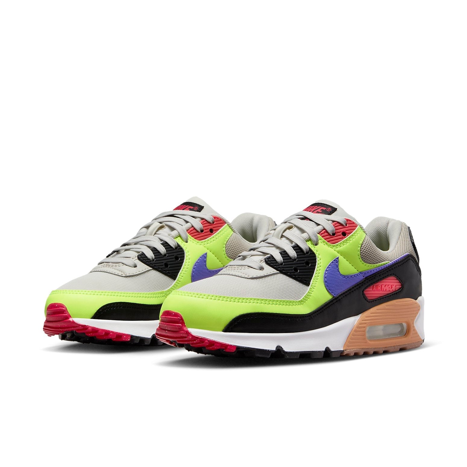 (WMNS) Nike Air Max 90 'Volt Light Bone Ultramarine' DH8010-003