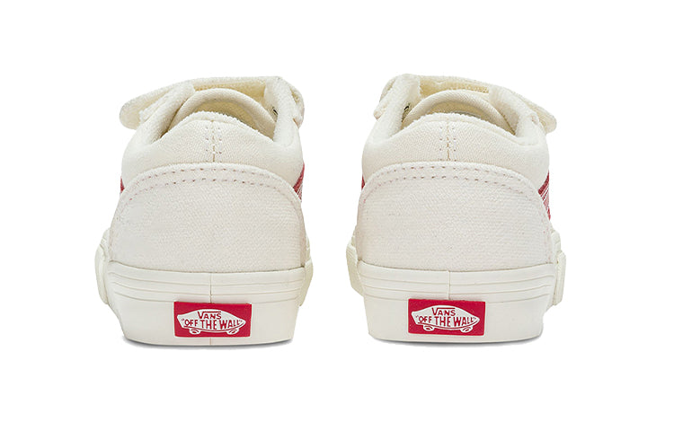 Vans Old Skool V Retro Low Tops Skateboarding Shoes White VN000D3YOXS