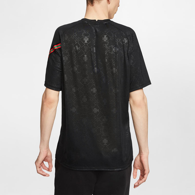 Nike Portugal National Team 20/21 Pre Match Jersey 'Black' CD2579-010