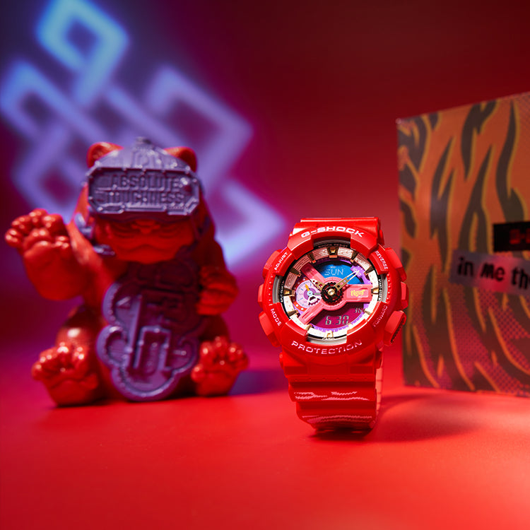 CASIO G-Shock Analog-Digital 'Red' GA-110CCA21-4PFC-PERSON
