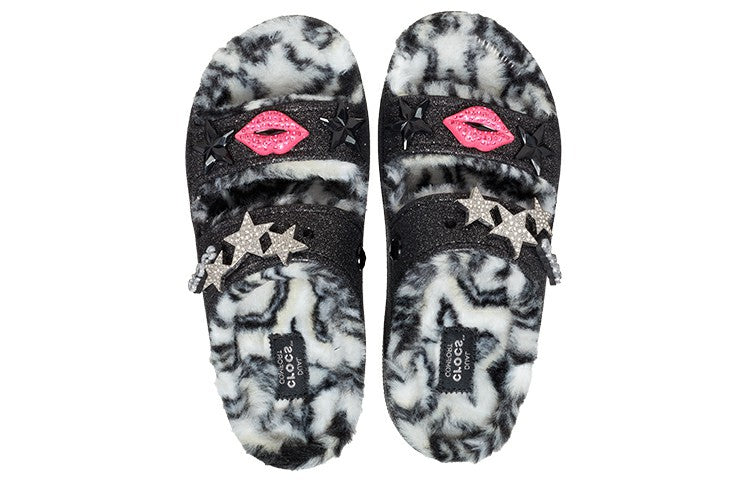 Classic Cozzzy Disco Glitter Sandals 'Black' 208074-0C4