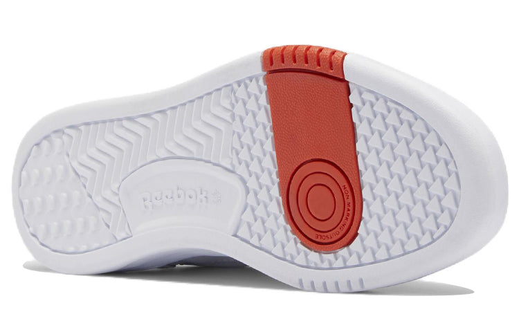 Reebok Court Peak Low Top Casual Skate Shoes Unisex White Orange 'White' GW7560