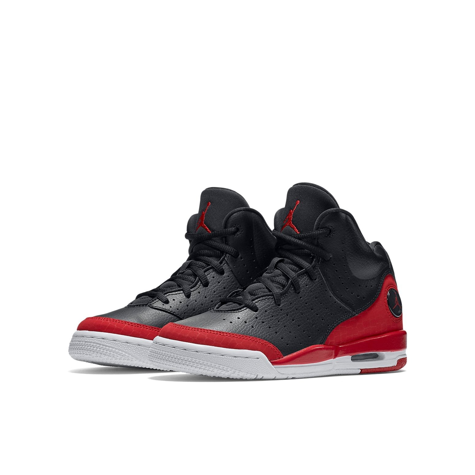 (GS) Air Jordan Flight Tradition 'Black Red' 819473-001