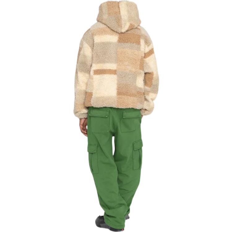 Stussy Bronson Sherpa Hoodie 'Tan' 118519