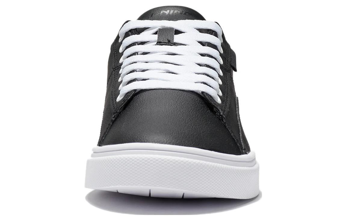 (WMNS) Li-Ning Classic Skateboarding Low 'Black' AGCR480-7