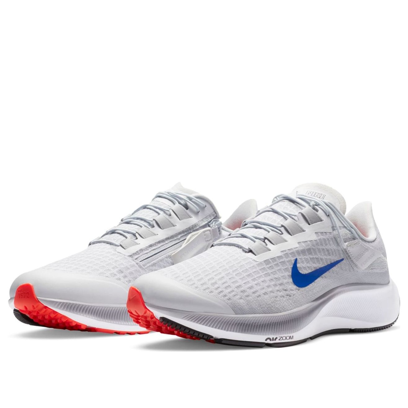 Nike Air Zoom Pegasus 37 FlyEase 'Wolf Grey Crimson' CK8446-004