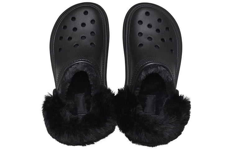 Crocs Stomp Lined Clogs 'Black' 208546-001