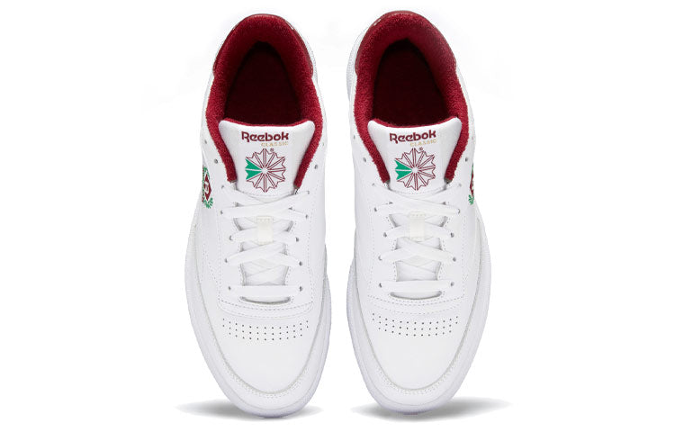 Reebok Club C 85 'Crest White Burgundy' H05810