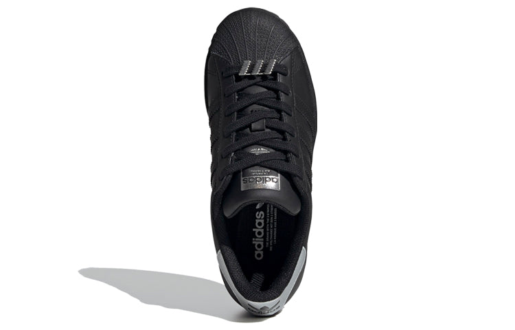 (GS) adidas Superstar J 'Black White' FV3722