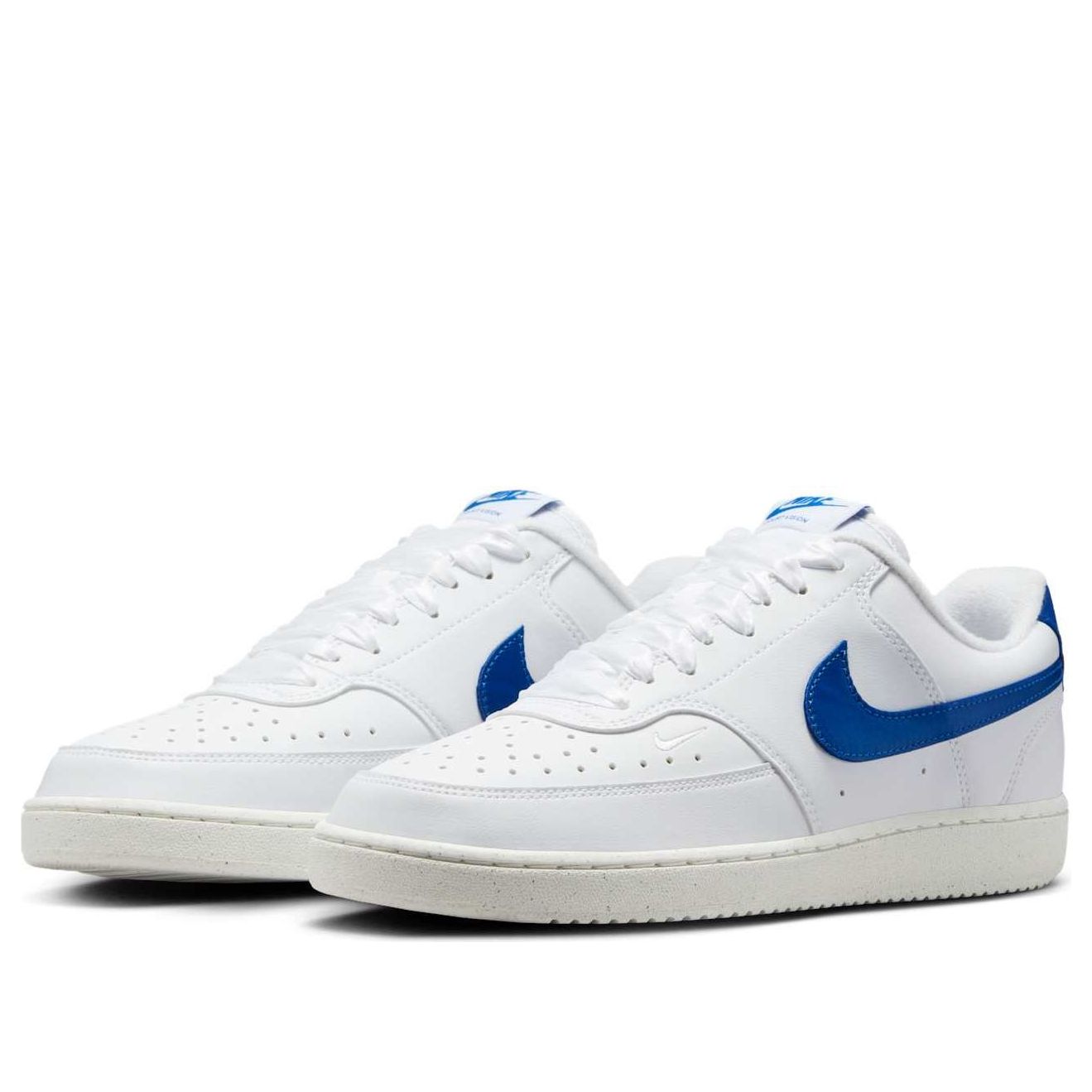(WMNS) Nike Court Vision Low Next Nature 'White Sail Game Royal' HV5246-101