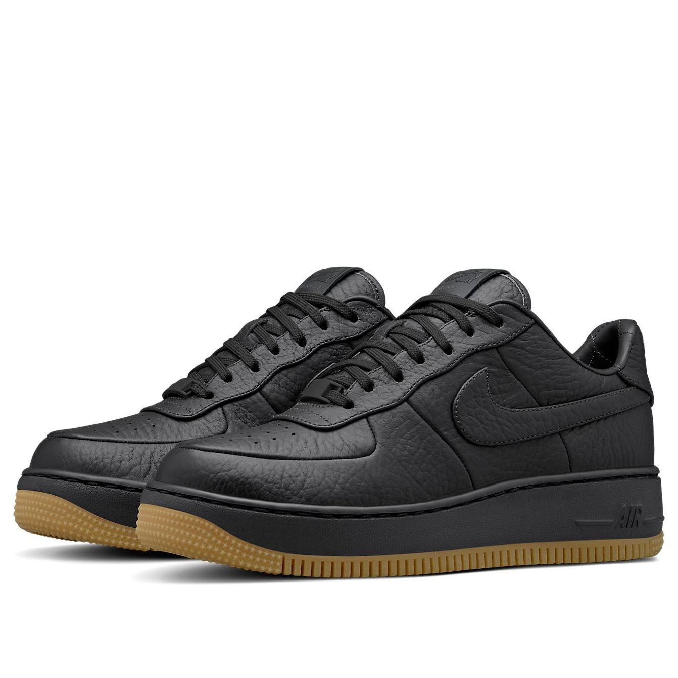 (WMNS) Nike Air Force 1 Low Upstep Pinnacle 'Black Gum' 856477-003