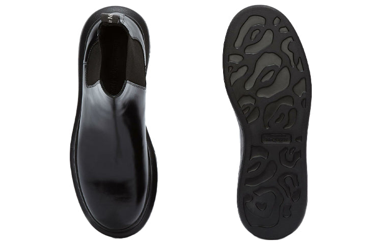 (WMNS) Alexander McQueen Hybrid Chelsea Boot 'Black' 586398WHX521000