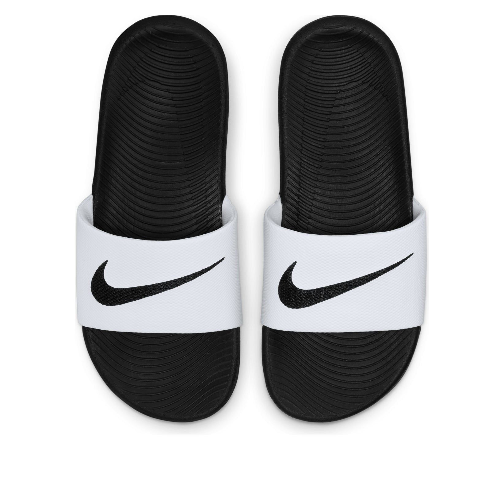 (GS) Nike Kawa Slide 'White Black' 819352-100