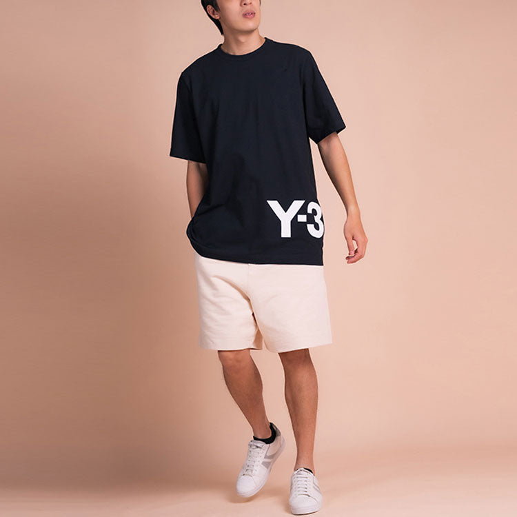 adidas Y-3 CH1 Short Sleeve Large Logo Tee 'Black' HG6093