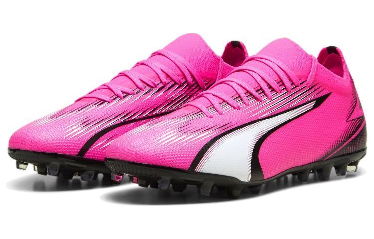 PUMA Ultra Match MG Track Shoes 'Pink White Black' 107756-01