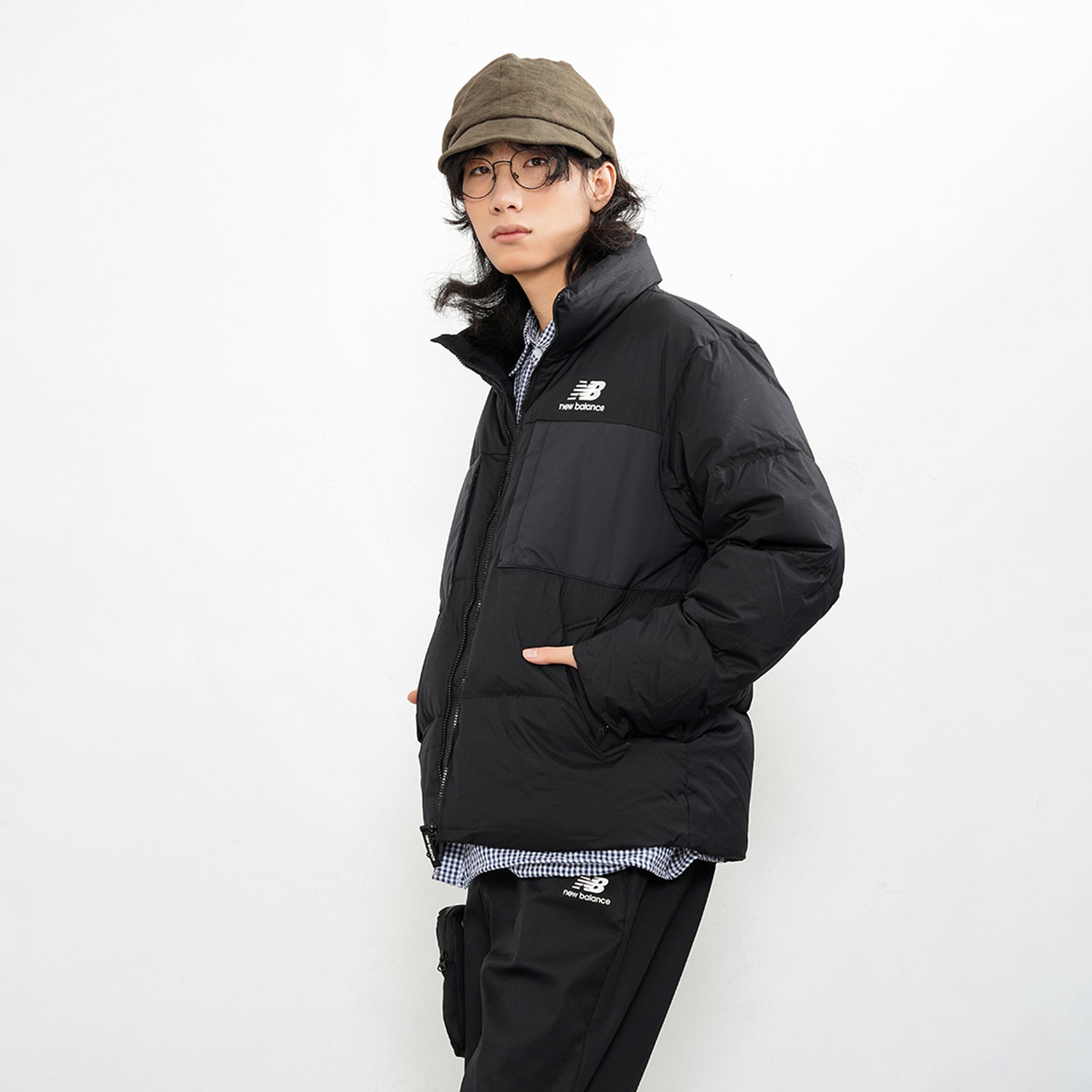 New Balance Short Down Jacket Asia Sizing 'Black' 5PB43053-BK