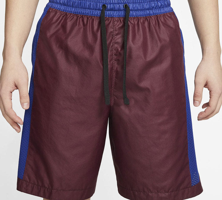 Nike Kyrie Colorblock Basketball Sports Shorts Redbrown BV9293-681