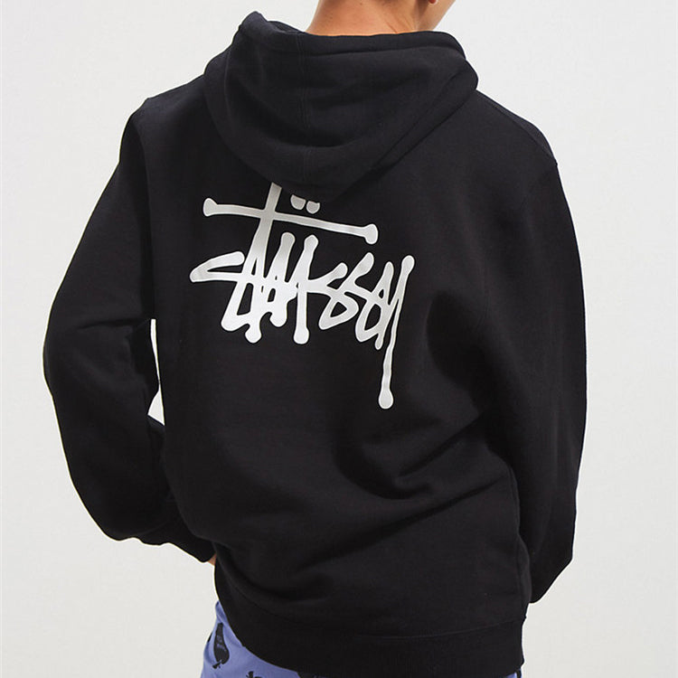 Stussy Basic Alphabet Logo Pullover Unisex Black TBD-STUSSY-2