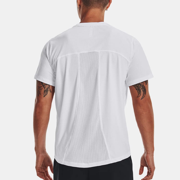 Under Armour CoolSwitch Run Short Sleeve T-shirt 'White' 1371129-100