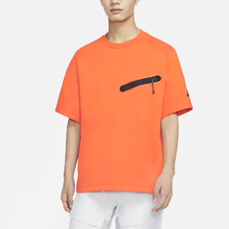 Nike Sportswear NSW TECH FLEECE Short Sleeve Orange CZ3504-837