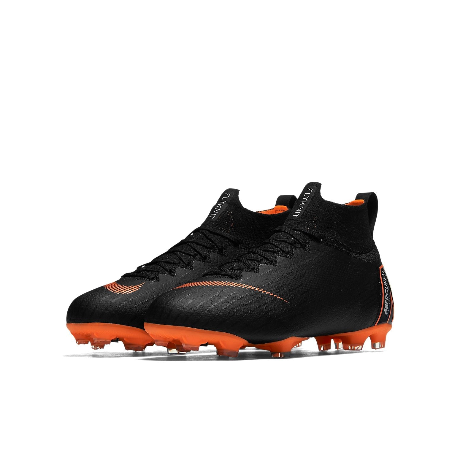 (GS) Nike Mercurial Superfly 6 Elite FG 'Black Total Orange' AH7340-081