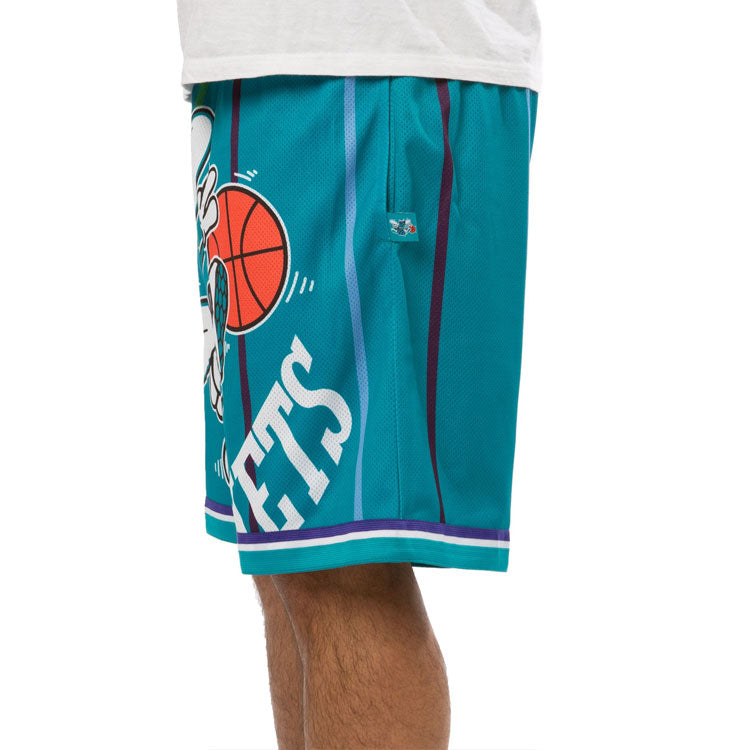 Mitchell & Ness x NBA Big Face Shorts 'Charlotte Hornets' SHORBW19147-CHOHRBL