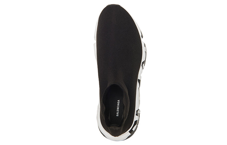 Balenciaga Speed Trainer 'Graffiti - Black White' 605972W05GE1015