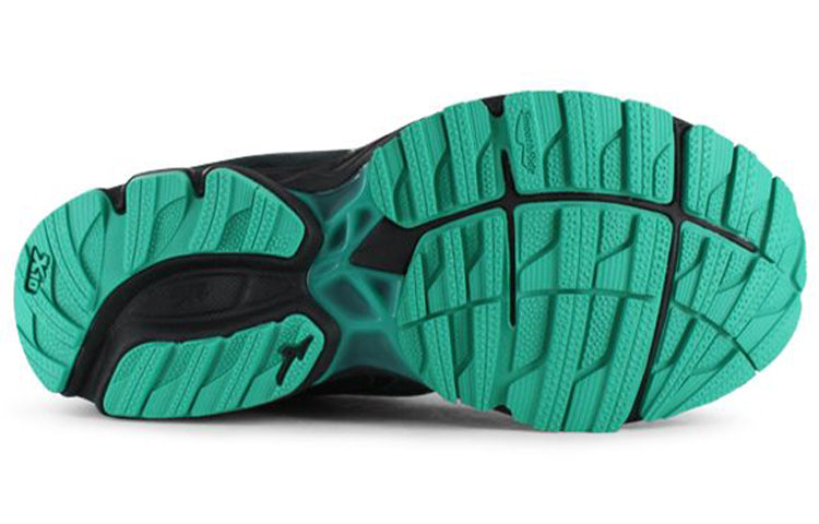 (WMNS) Mizuno Rider GTX Black/Green J1GD187905