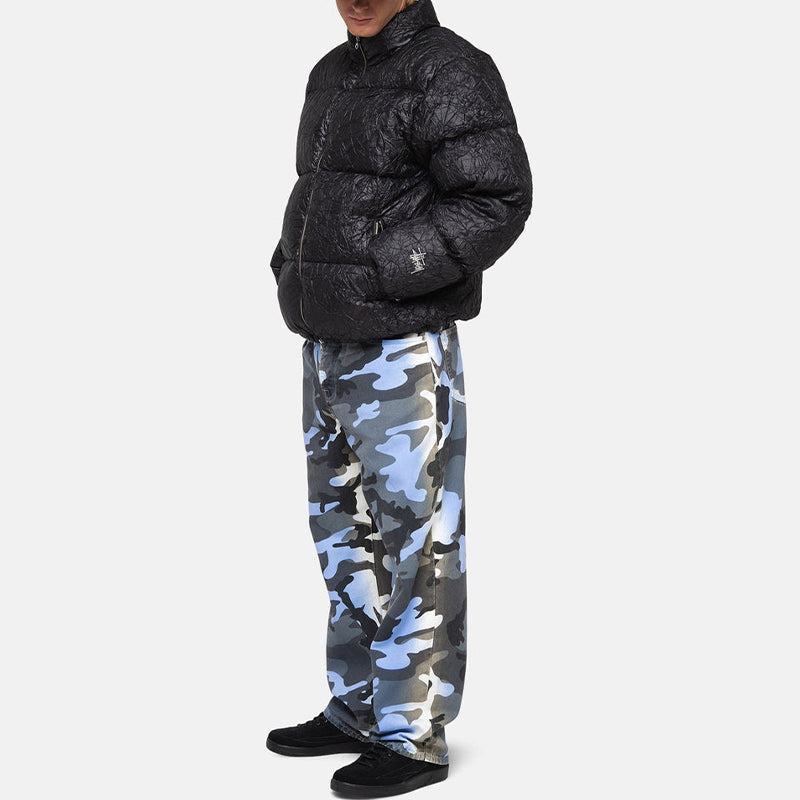 Stussy Spray Dye Canvas Big Ol Jean 'Blue' 116640