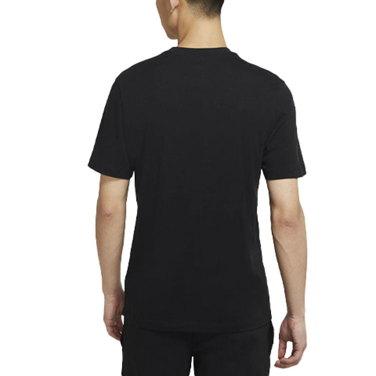 Nike All I Know Is Win Alphabet Printing Round Neck Short Sleeve Black DD0774-010