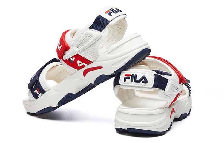 (WMNS) FILA Tracer Sports Sandals For White/Red F12W024529FGR