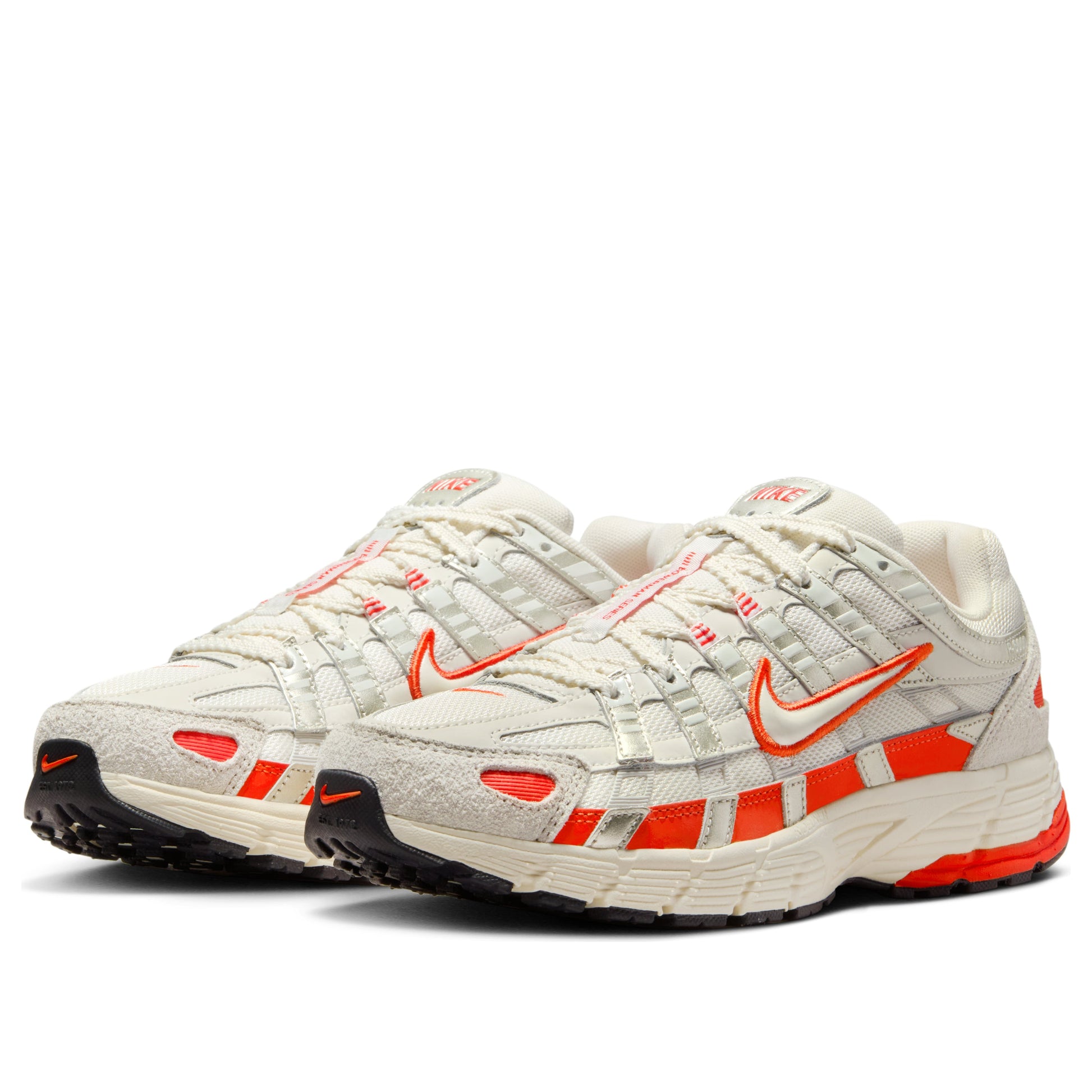 (WMNS) Nike P-6000 'Sail Light Bone Picante Red' HV5230-133