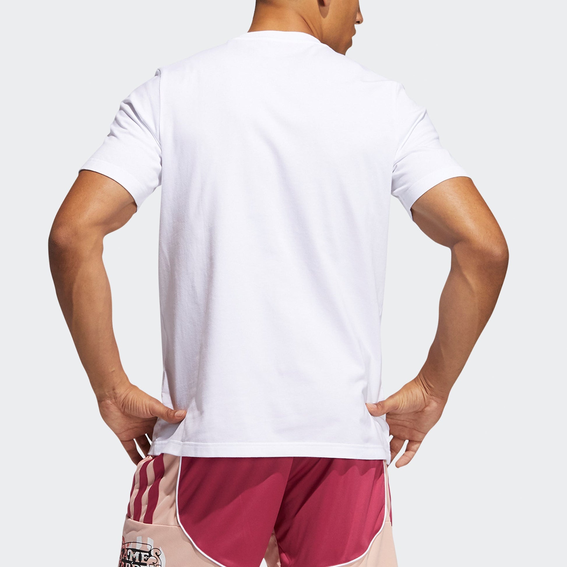 adidas Hdn Avatar Sc Basketball Athleisure Casual Sports Short Sleeve White GP3431
