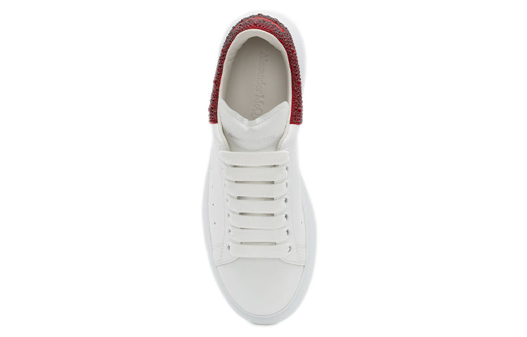 Alexander McQueen Oversized Sneaker 'White Red Crystal' 662654WIB989493