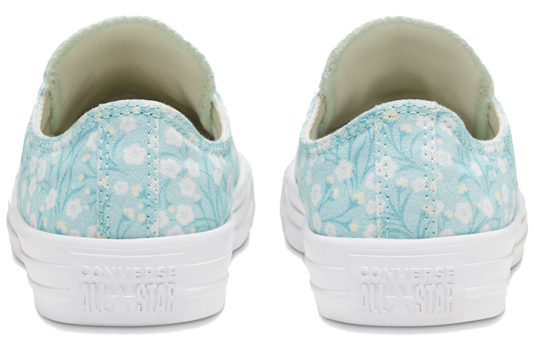 (WMNS) Converse Floral Chuck Taylor All Star Light Blue Sneakers 567085F