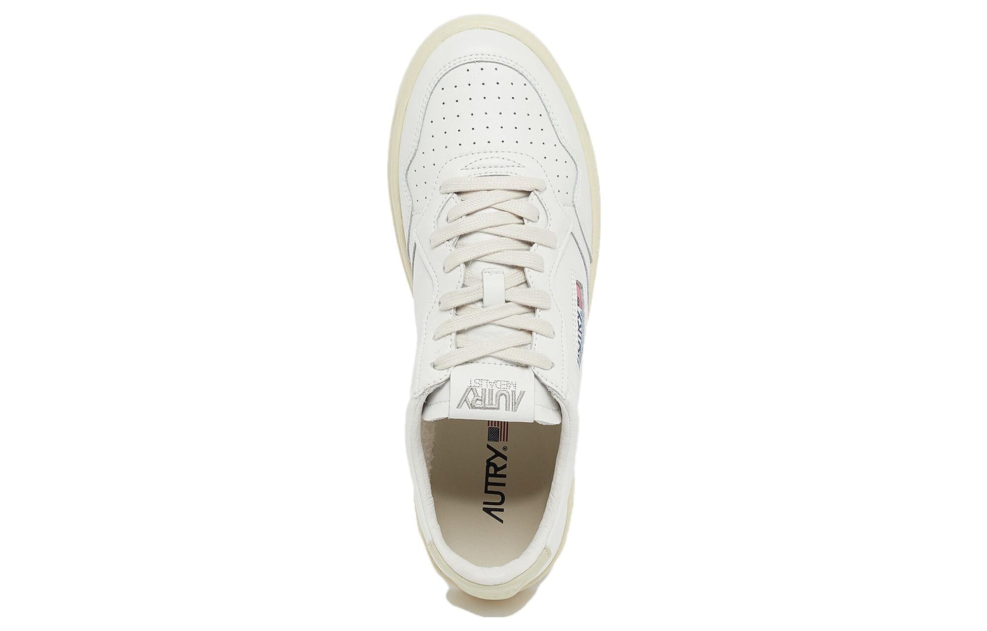 AUTRY Medalist Low Leather 'White' AULM-LL54