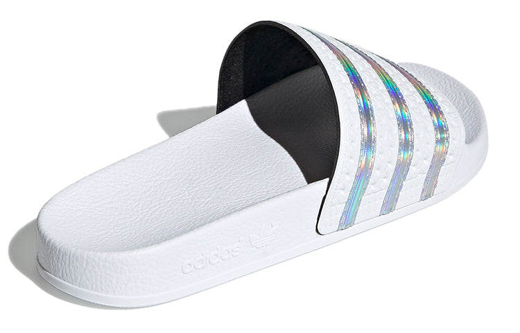 (WMNS) adidas Adilette Slide 'White Iridescent' FV0041
