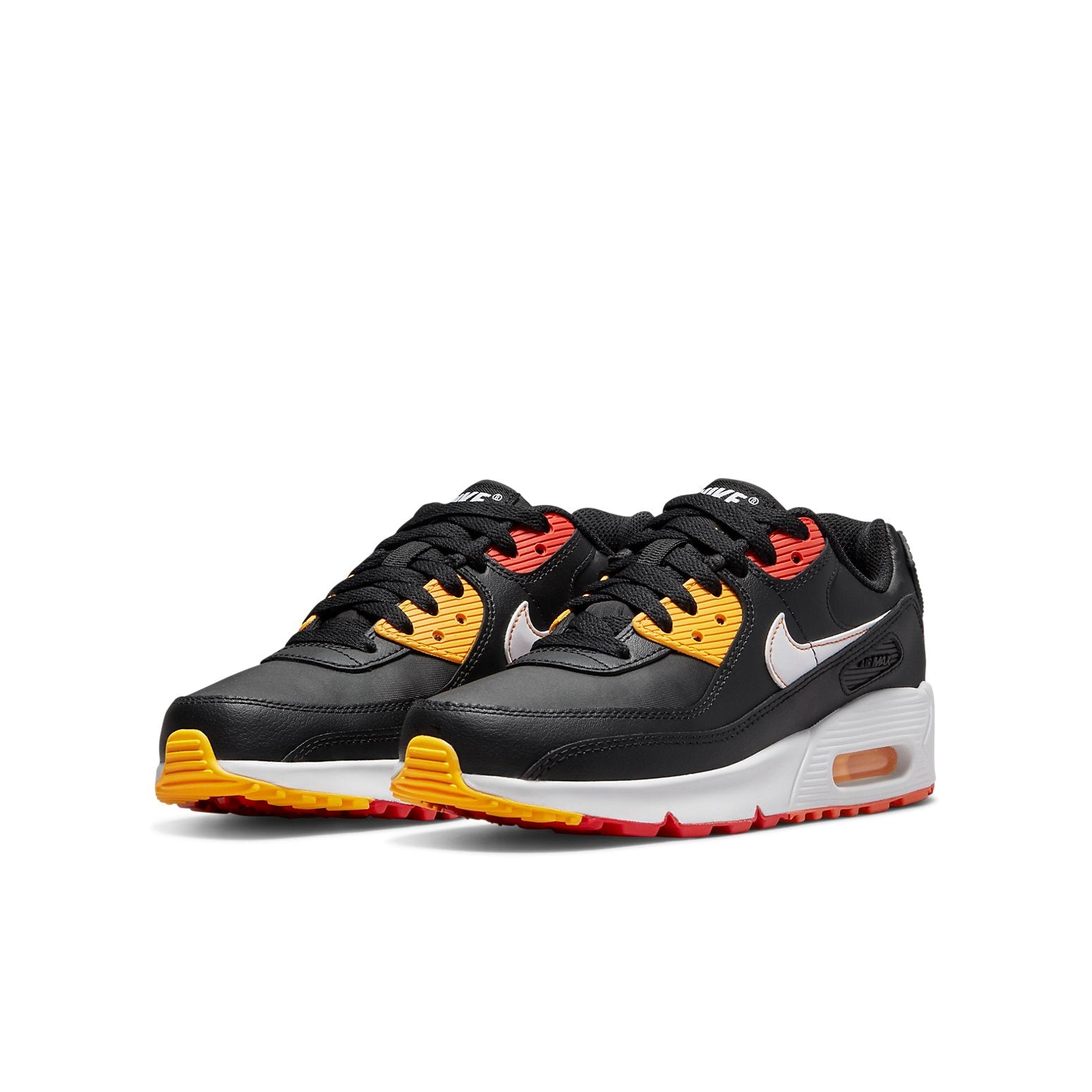 (GS) Nike Air Max 90 Leather 'Black Cosmic Clay' CD6864-017