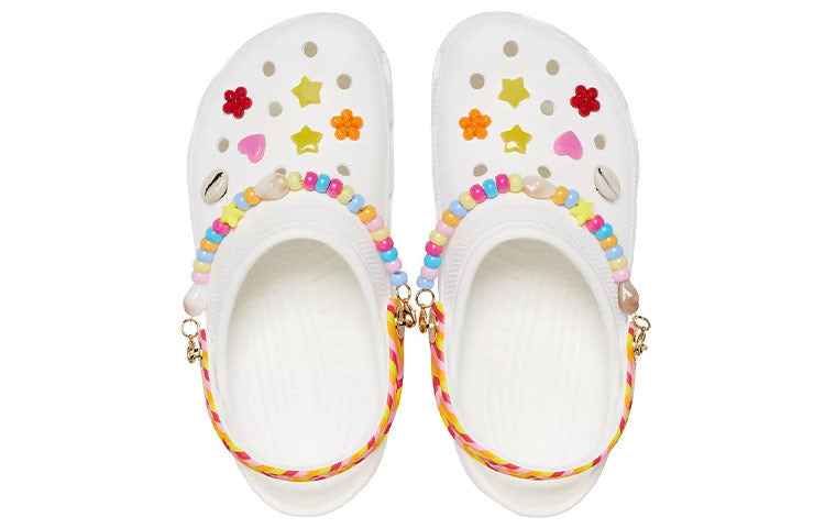 (WMNS) CROCS Classic Clog Outdoor Sports Slippers White 206983-94S