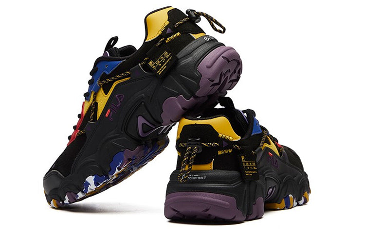 (WMNS) Fila Fusion Fluid 'Black Orange' T12W115205FBL