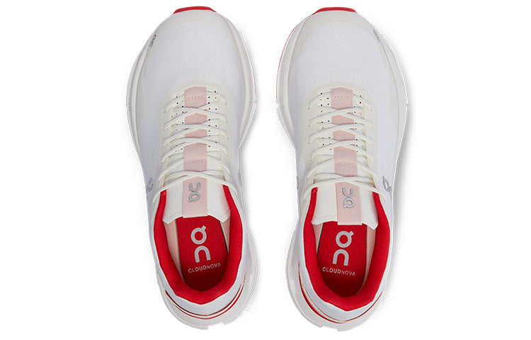 (WMNS) On Running Cloudnova Form White Red' 26.98481