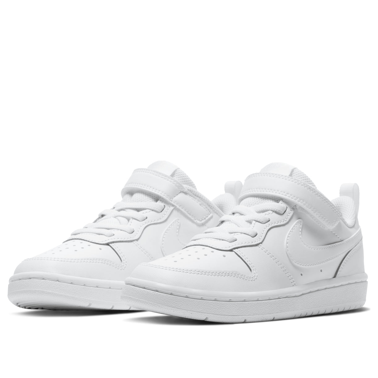 (PS) Nike Court Borough Low 2 'Triple White' BQ5451-100