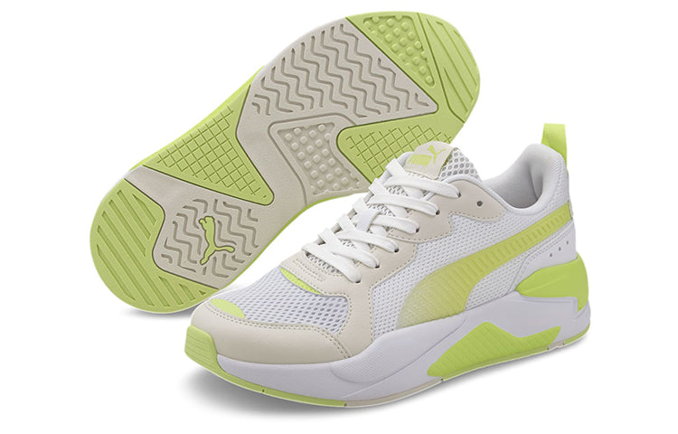 (WMNS) PUMA X-Ray Fantastic Plastic 'White Yellow' 374120-01