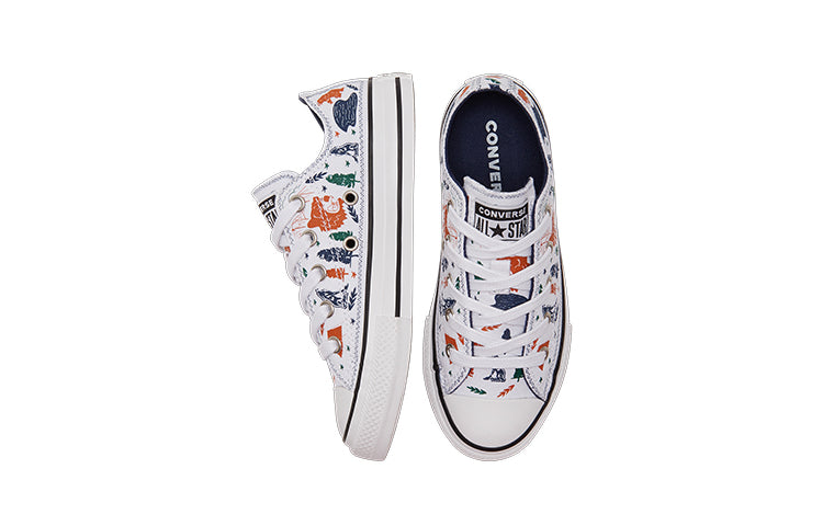 Converse Chuck Taylor All Star K White/Orange 672440C